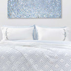 Σετ Μαξιλαροθήκες Αιγαίον με Κέντημα 50X70 Iacinthos